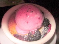2014-03-12 19.21.11  Berry Cobbler and Blackberry Ice Cream